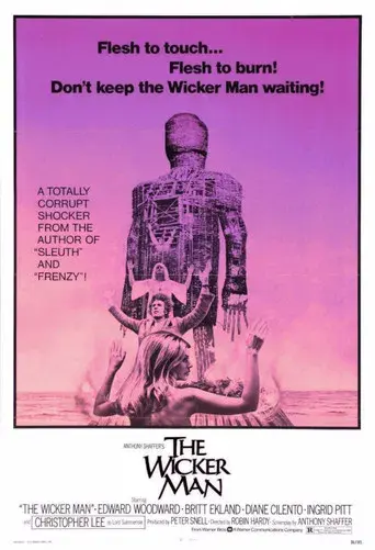 El hombre de mimbre - Poster