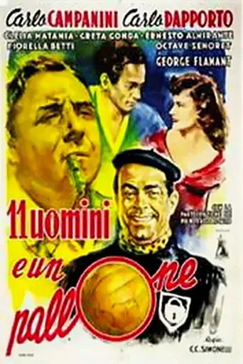 11 uomini e un pallone poster