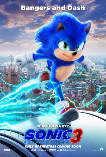 Sonic 3: La película - Poster