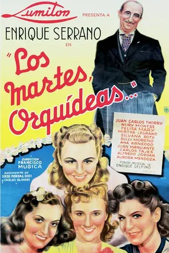 Los martes, orquídeas poster