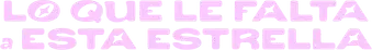 Lo que le falta a esta estrella - Logo