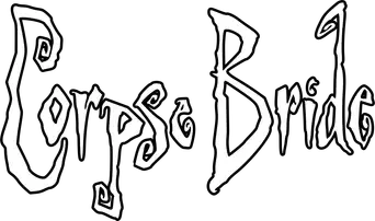 La novia cadáver - Logo