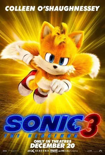 Sonic 3: La película - Poster