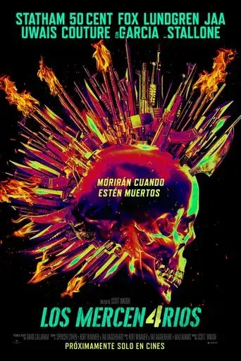 Los mercen4rios - Poster