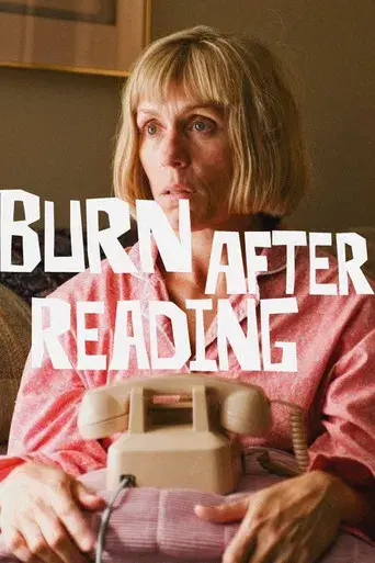 Quemar después de leer - Poster