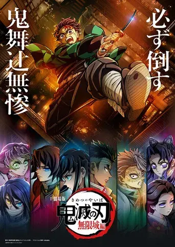 Guardianes de la noche: Kimetsu no Yaiba La fortaleza infinita - Poster