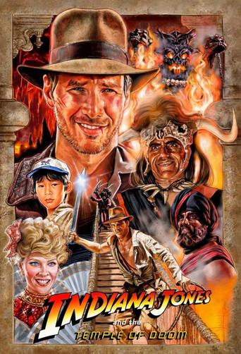 Indiana Jones y el templo maldito - Poster