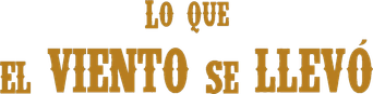 Lo que el viento se llevó - Logo