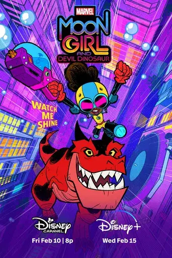 Marvel's Moon Girl y Dinosaurio Diabólico - Poster