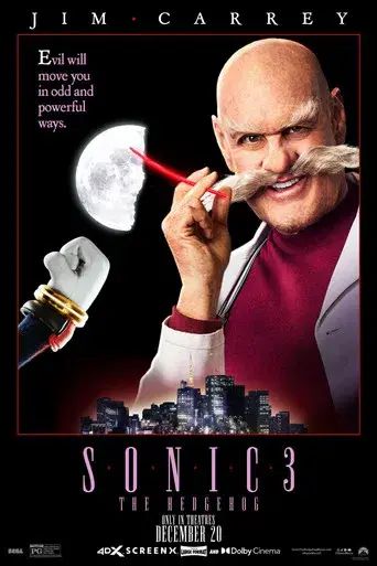 Sonic 3: La película - Poster