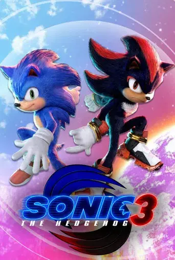 Sonic 3: La película - Poster