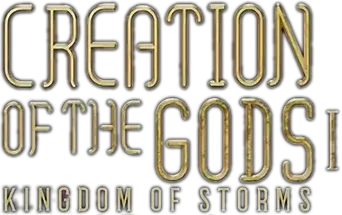 La creación de los dioses: El reino de las tormentas - Logo