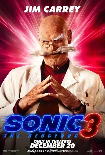 Sonic 3: La película - Poster