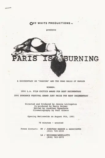 Paris Is Burning - Poster