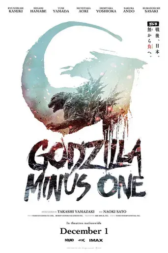 Godzilla Minus One - Poster