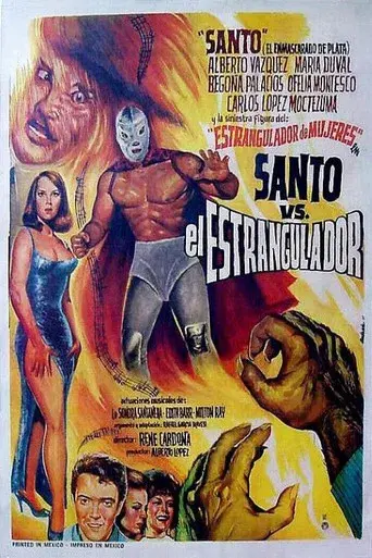 Santo vs. el estrangulador - Poster