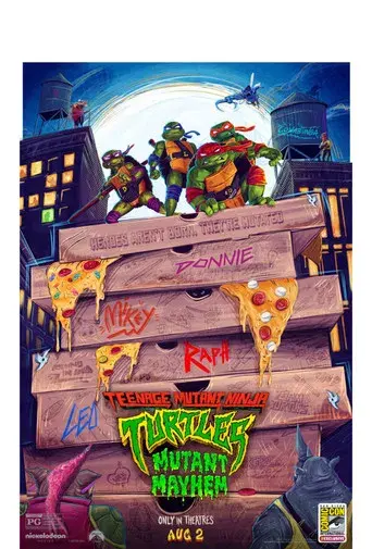 Ninja Turtles: Caos mutante - Poster