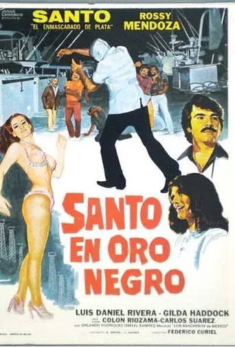 Santo en Oro negro - Poster