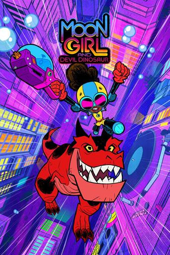 Marvel's Moon Girl y Dinosaurio Diabólico - Poster