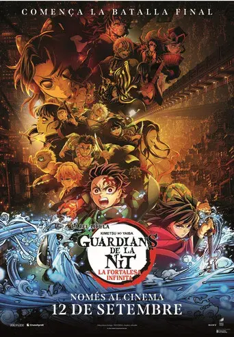 Guardianes de la noche: Kimetsu no Yaiba La fortaleza infinita - Poster