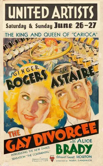 La alegre divorciada - Poster