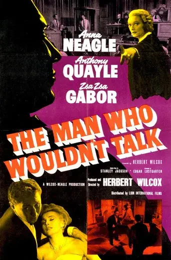 The Man Who Wouldn't Talk - Poster