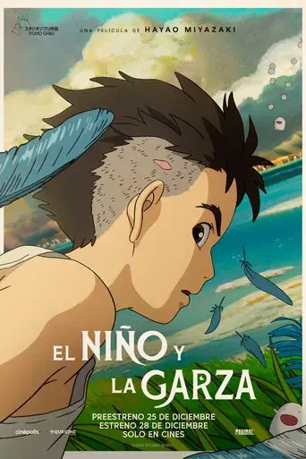 El chico y la garza - Poster
