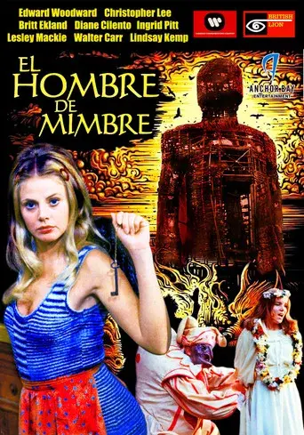 El hombre de mimbre - Poster