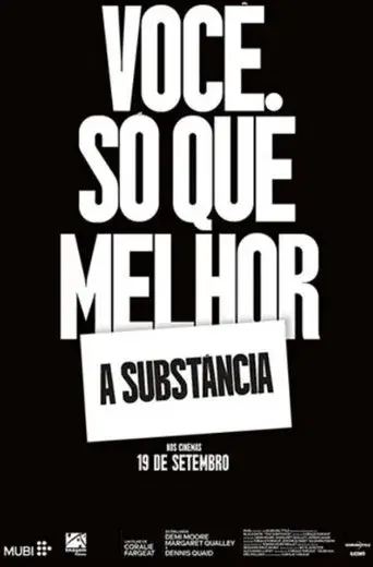 La sustancia - Poster