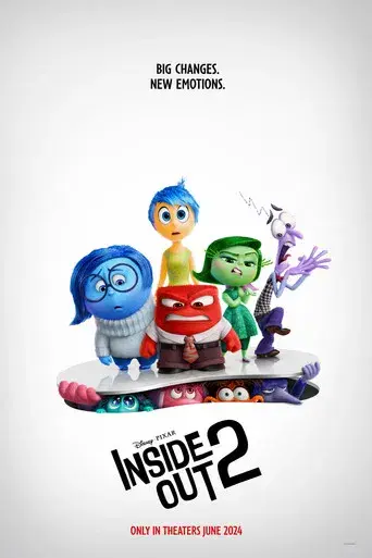Del revés 2 (Inside Out 2) - Poster