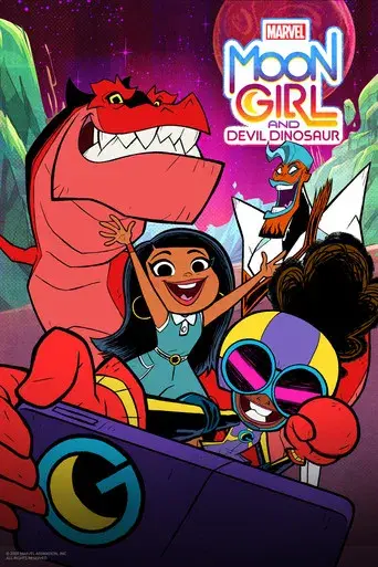 Marvel's Moon Girl y Dinosaurio Diabólico - Poster