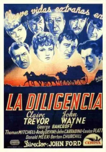 La diligencia - Poster