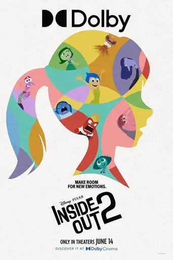 Del revés 2 (Inside Out 2) - Poster
