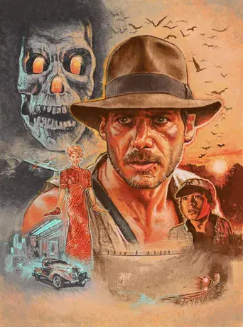 Indiana Jones y el templo maldito - Poster
