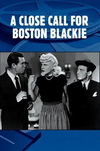 A Close Call for Boston Blackie - Poster
