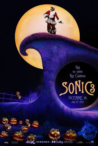 Sonic 3: La película - Poster