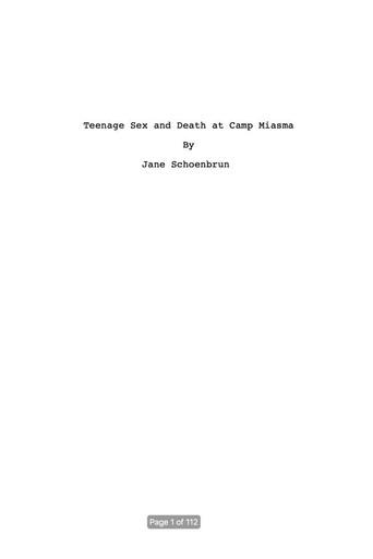 Teenage Sex and Death at Camp Miasma - Poster