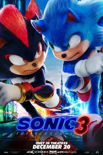Sonic 3: La película - Poster