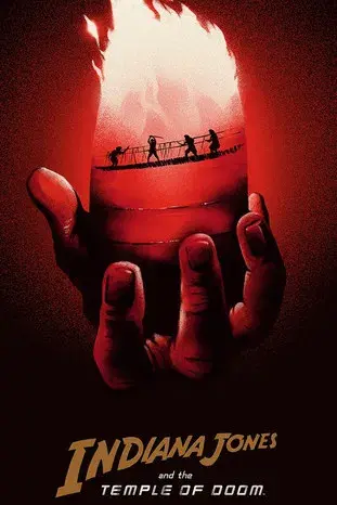 Indiana Jones y el templo maldito - Poster