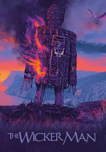 El hombre de mimbre - Poster