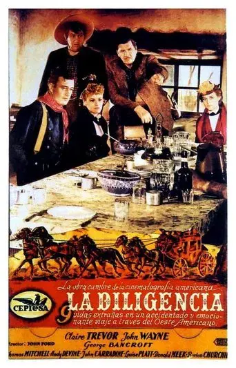La diligencia - Poster