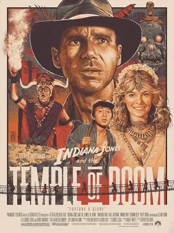Indiana Jones y el templo maldito - Poster