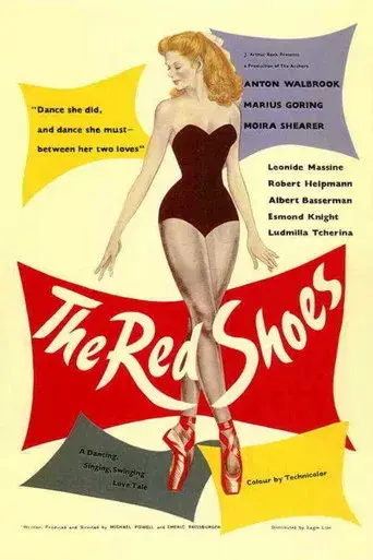 Las zapatillas rojas - Poster