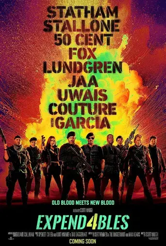 Los mercen4rios - Poster