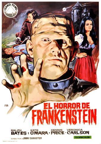 El horror de Frankenstein poster