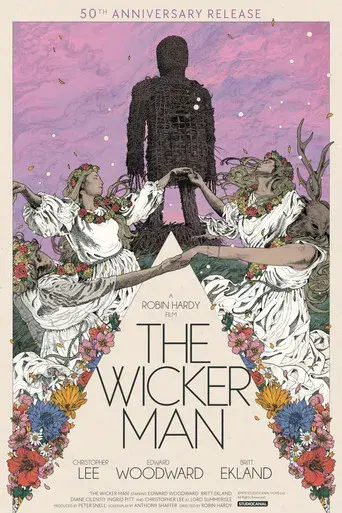 El hombre de mimbre - Poster