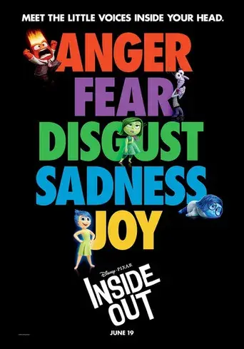 Del revés (Inside Out) - Poster