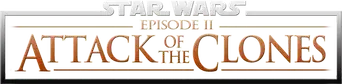 La guerra de las galaxias. Episodio II: El ataque de los clones - Logo