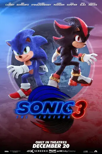 Sonic 3: La película - Poster