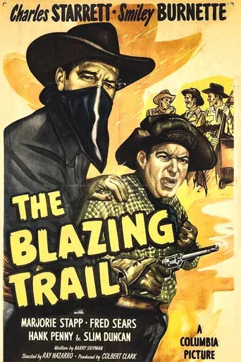 The Blazing Trail - Poster